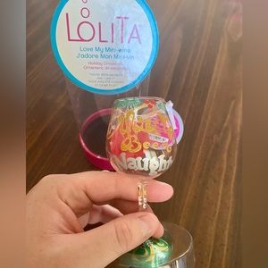 Lolita Mini-Wine Glass Ornament